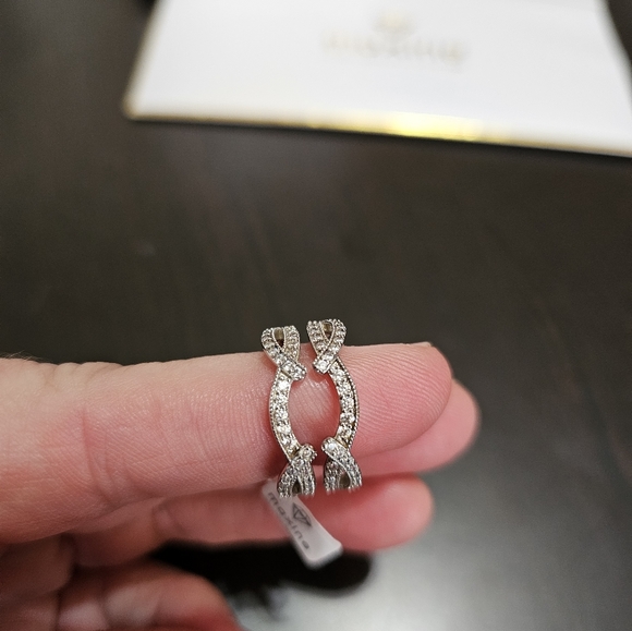 NWT Maxine halo ring enhancer insert size 8 925 sterling - Picture 5 of 12